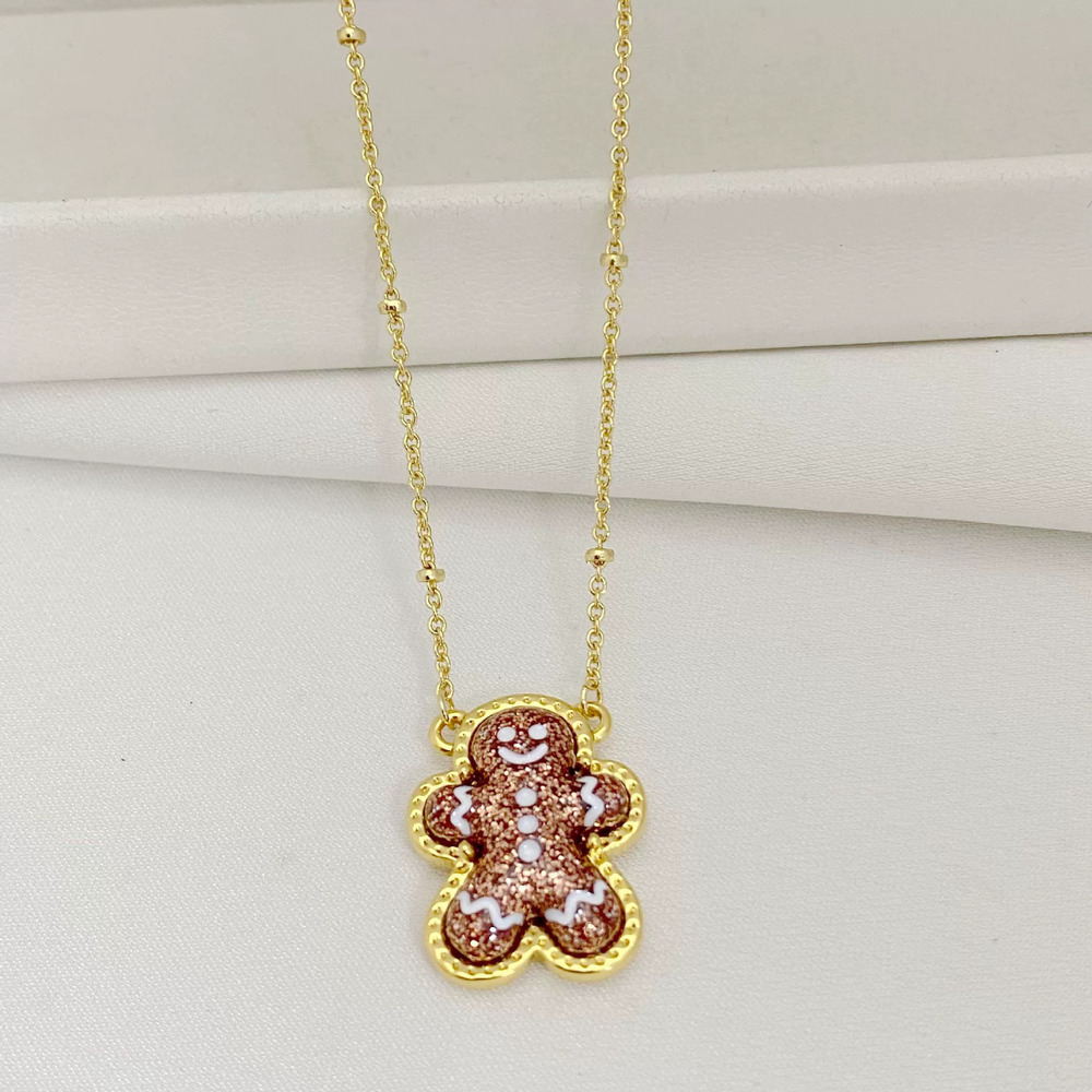 Kendra Scott Gingerbread Man Pendant Necklace Choker